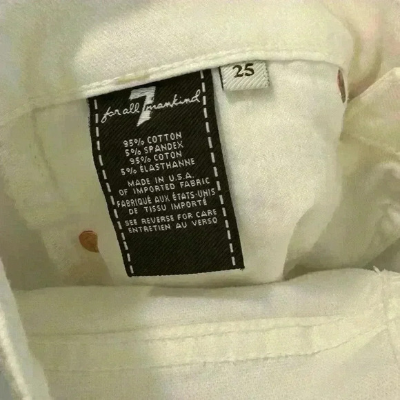 For all mankind white skinny jeans - Picture 6 of 6